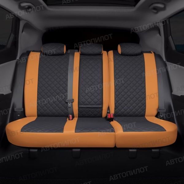 Чехлы Автопилот Экокожа Ромб на Москвич 3 (2022+)