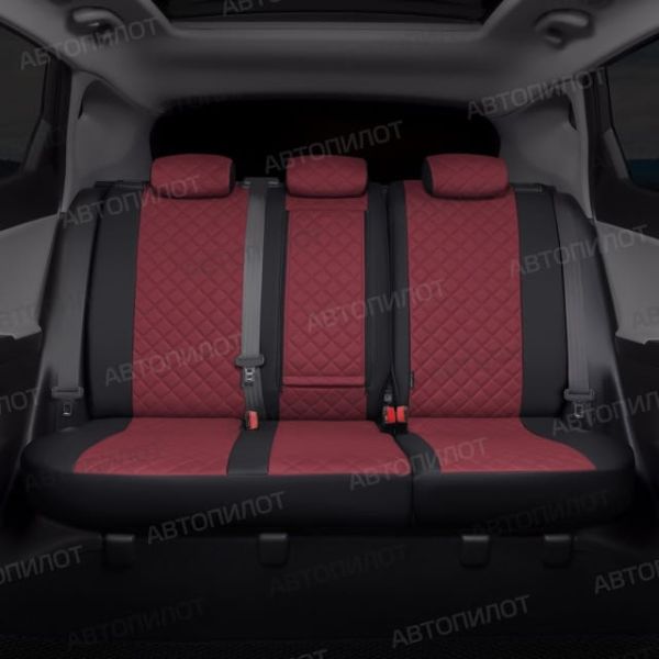 Чехлы Автопилот Экокожа Ромб на Москвич 3 (2022+)