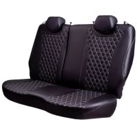 Чехлы Премиум Экокожа Байрон Ромб на Skoda Yeti 2009-2018 г.в.